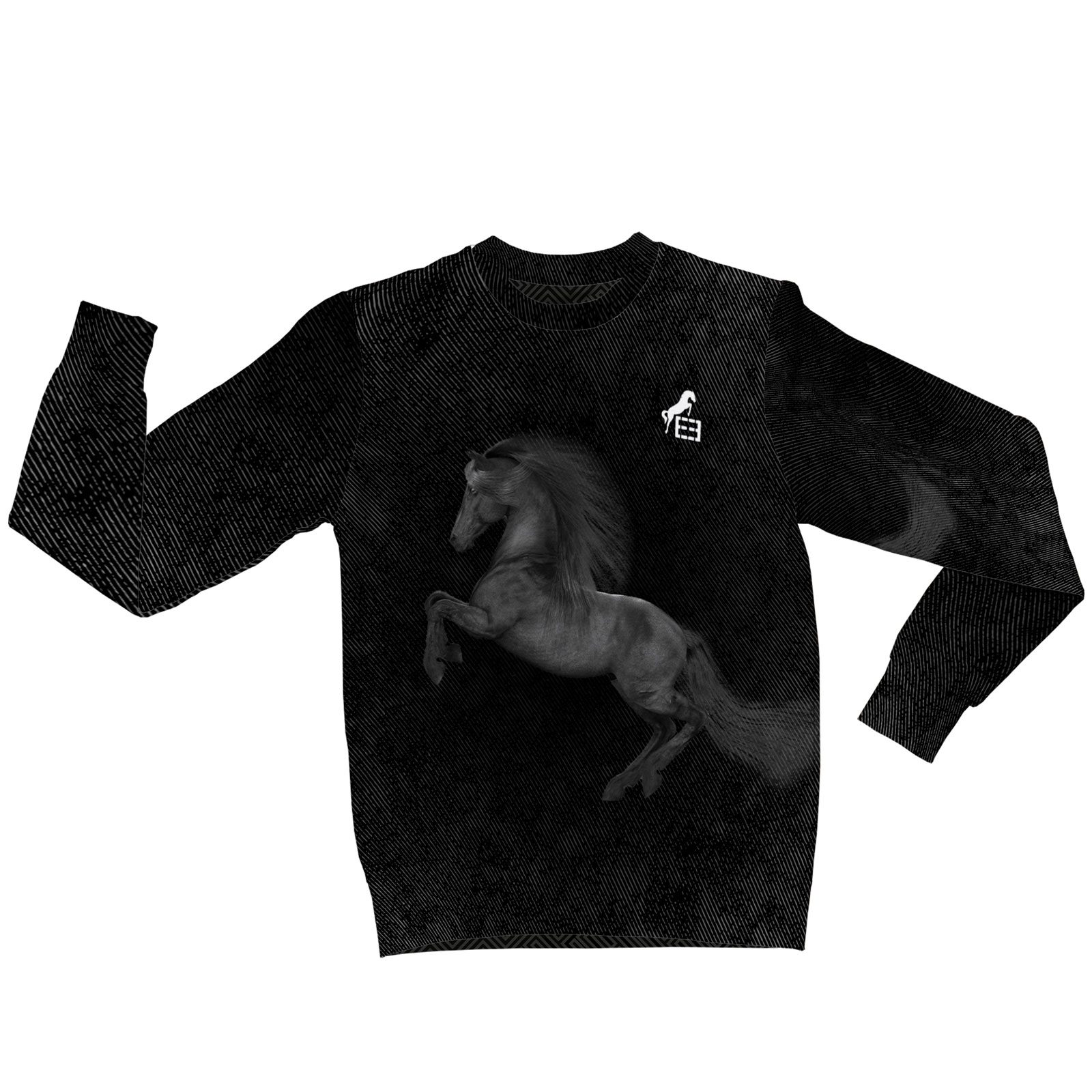 Sudadera para Caballero Black Caballo