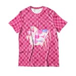 Playera para Dama Checks Rosa