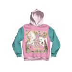 Sudadera infantil Niña Love Pink Hoodie