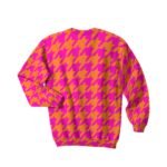 Sudadera para Dama Patas de Gallo Naranja